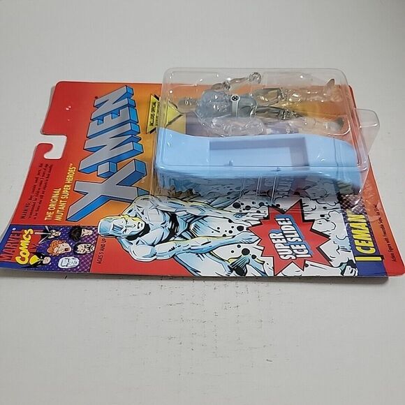 Marvel Comics X Men Iceman Action Figure 1993 Toybiz Vintage - MINT IN PACKAGE - Picture 3 of 5